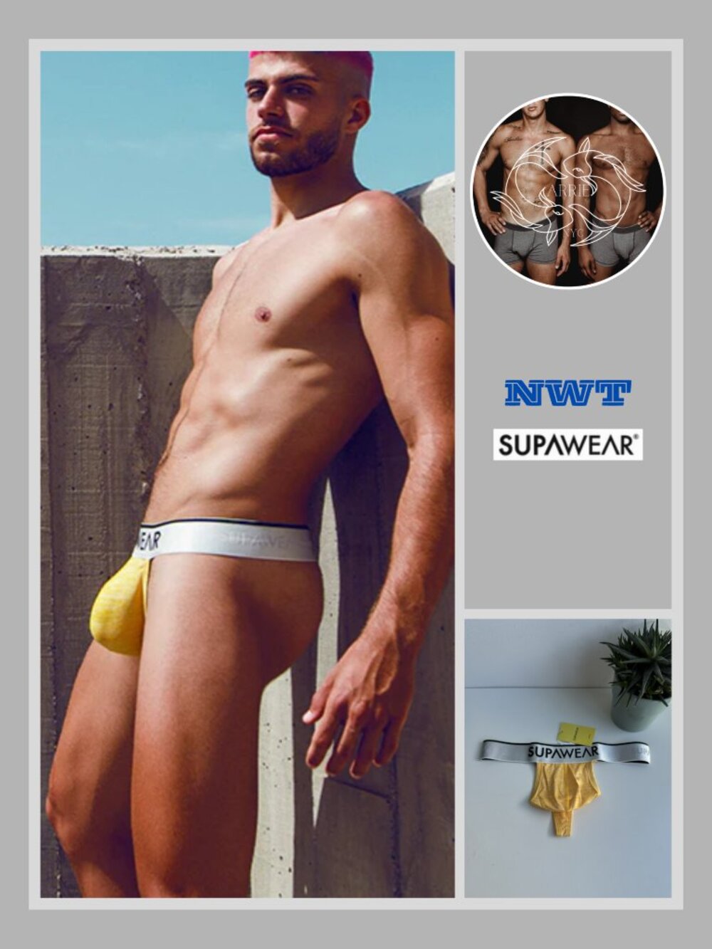 Supawear - Hero Thong - Yellow (M)